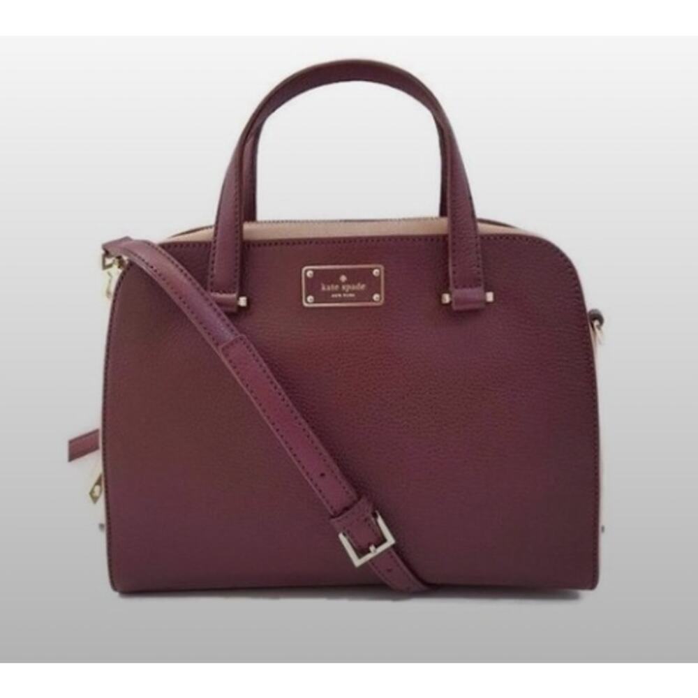 Kate Spade Kay Street Small Felix Satchel Handbag Pebbled Leather Crossbody